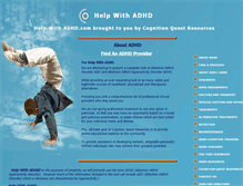 Tablet Screenshot of help-with-adhd.com
